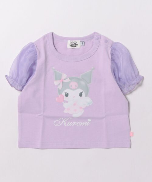 BABYDOLL(ベビードール)の「サンリオ エンジェルTシャツ 1568K(Tシャツ/カットソー・キッズ・その他25/その他24/ライトブルー/パープル・130cm/120cm/110cm/100cm/90cm/140cm)」の6枚目の写真