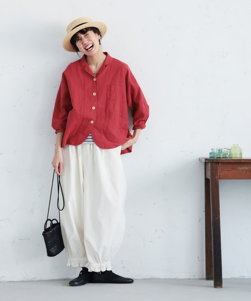 soulberry(ソウルベリー)の「私のパプリカシャツ(シャツ/ブラウス・レディース・レッド・M/5L/4L/3L/LL/L)」の17枚目の写真