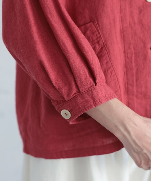 soulberry(ソウルベリー)の「私のパプリカシャツ(シャツ/ブラウス・レディース・レッド・M/5L/4L/3L/LL/L)」の13枚目の写真