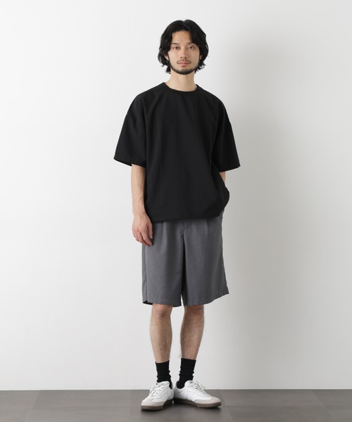 NANO universe(ナノユニバース)の「セオアルファ プルオーバーTシャツ 半袖(Tシャツ/カットソー・メンズ・ブラウン/グレー/ブラック・L/M/S)」の13枚目の写真