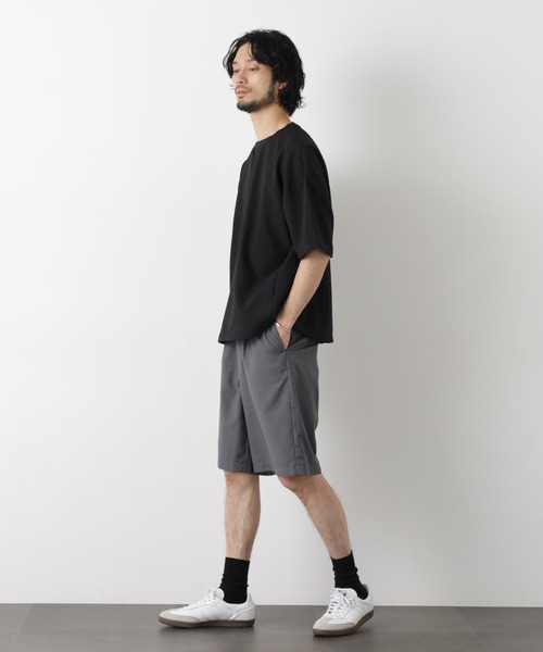 NANO universe(ナノユニバース)の「セオアルファ プルオーバーTシャツ 半袖(Tシャツ/カットソー・メンズ・ブラウン/グレー/ブラック・L/M/S)」の11枚目の写真