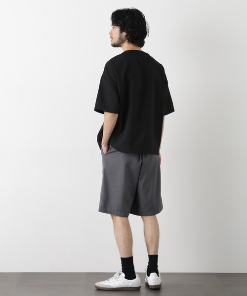 NANO universe(ナノユニバース)の「セオアルファ プルオーバーTシャツ 半袖(Tシャツ/カットソー・メンズ・ブラウン/グレー/ブラック・L/M/S)」の10枚目の写真