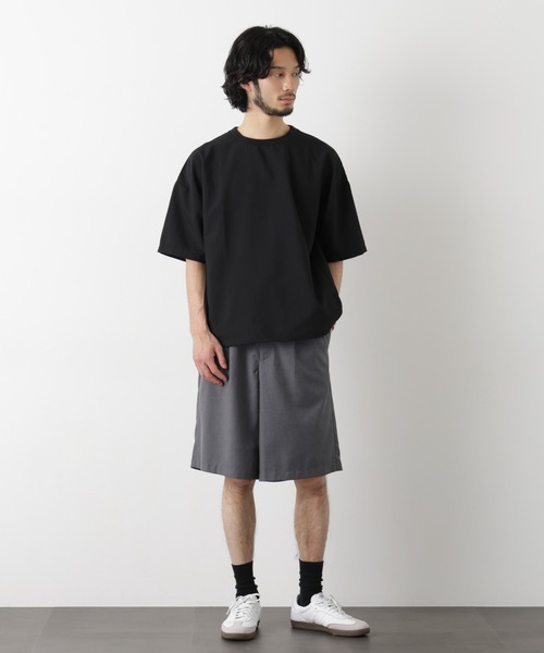 NANO universe(ナノユニバース)の「セオアルファ プルオーバーTシャツ 半袖(Tシャツ/カットソー・メンズ・ブラウン/グレー/ブラック・L/M/S)」の12枚目の写真