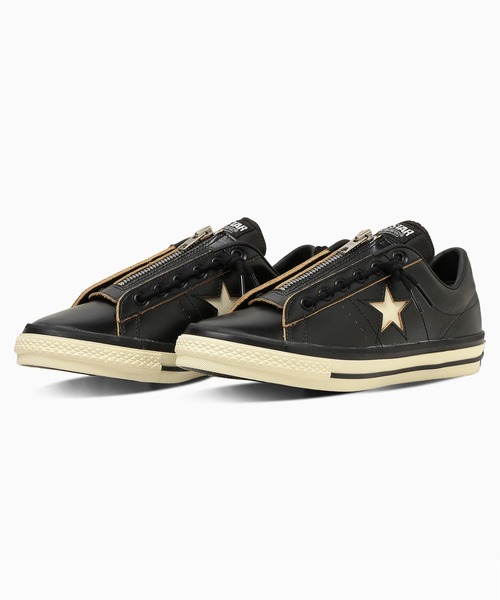 Schott(ショット)の「Schott×CONVERSE/ショット×コンバース/ONE STAR Z/ワンスターZ(スニーカー・メンズ・ブラック・4.5/5/5.5/6/6.5/7/7.5/8/8.5/9/9.5/10.5)」の2枚目の写真