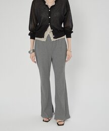 Remind me and forever（リマインドミーアンドフォーエバー）の「【@kana__18sセレクト】-3kg裾スリットフレアリブパンツ（その他パンツ）」