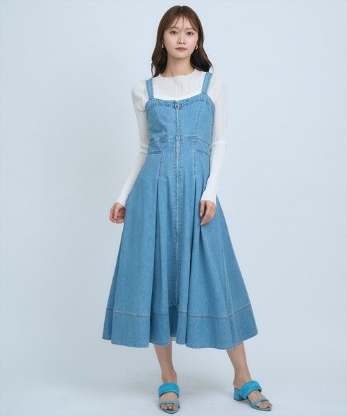 デニムジャンパースカート（ジャンパースカート）｜AND COUTURE