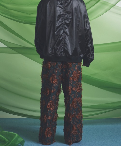 MAISON SPECIAL（メゾンスペシャル）の「《UNISEX》All-over Cut Jacquard Pattern Prime-Wide Two-tuck Pants/総柄カットジャガードプライムワイド2タックパンツ【MAISON SPECIAL/メゾンスペシャル】（その他パンツ・メンズ・サックスブルー/ブラック・2/1/0）」の12枚目の写真