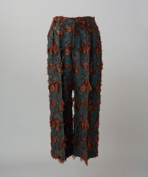 MAISON SPECIAL（メゾンスペシャル）の「《UNISEX》All-over Cut Jacquard Pattern Prime-Wide Two-tuck Pants/総柄カットジャガードプライムワイド2タックパンツ【MAISON SPECIAL/メゾンスペシャル】（その他パンツ・メンズ・サックスブルー/ブラック・2/1/0）」の14枚目の写真