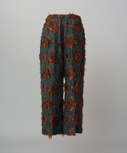 MAISON SPECIAL（メゾンスペシャル）の「《UNISEX》All-over Cut Jacquard Pattern Prime-Wide Two-tuck Pants/総柄カットジャガードプライムワイド2タックパンツ【MAISON SPECIAL/メゾンスペシャル】（その他パンツ・メンズ・サックスブルー/ブラック・2/1/0）」の16枚目の写真