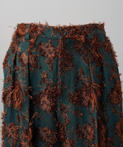 MAISON SPECIAL（メゾンスペシャル）の「《UNISEX》All-over Cut Jacquard Pattern Prime-Wide Two-tuck Pants/総柄カットジャガードプライムワイド2タックパンツ【MAISON SPECIAL/メゾンスペシャル】（その他パンツ・メンズ・サックスブルー/ブラック・2/1/0）」の17枚目の写真