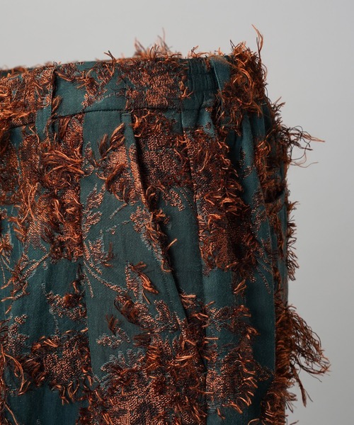 MAISON SPECIAL（メゾンスペシャル）の「《UNISEX》All-over Cut Jacquard Pattern Prime-Wide Two-tuck Pants/総柄カットジャガードプライムワイド2タックパンツ【MAISON SPECIAL/メゾンスペシャル】（その他パンツ・メンズ・サックスブルー/ブラック・2/1/0）」の18枚目の写真