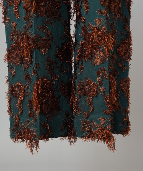 MAISON SPECIAL（メゾンスペシャル）の「《UNISEX》All-over Cut Jacquard Pattern Prime-Wide Two-tuck Pants/総柄カットジャガードプライムワイド2タックパンツ【MAISON SPECIAL/メゾンスペシャル】（その他パンツ・メンズ・サックスブルー/ブラック・2/1/0）」の19枚目の写真