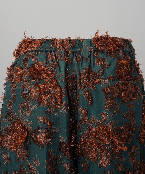 MAISON SPECIAL（メゾンスペシャル）の「《UNISEX》All-over Cut Jacquard Pattern Prime-Wide Two-tuck Pants/総柄カットジャガードプライムワイド2タックパンツ【MAISON SPECIAL/メゾンスペシャル】（その他パンツ・メンズ・サックスブルー/ブラック・2/1/0）」の21枚目の写真