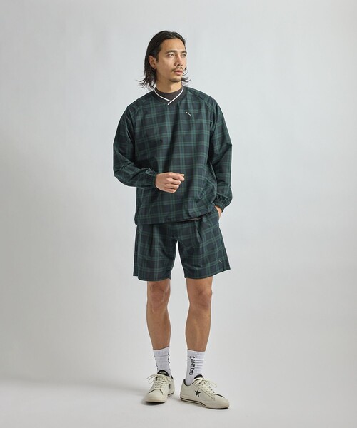 Saturdays Golf(サタデーズゴルフ)の「Seersucker Pullover(Tシャツ/カットソー・メンズ・ダークグリーン/ブラック・XL/M/L/S)」の8枚目の写真