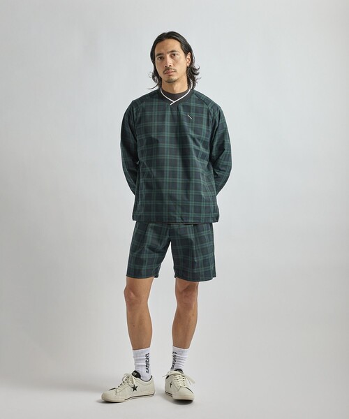 Saturdays Golf(サタデーズゴルフ)の「Seersucker Pullover(Tシャツ/カットソー・メンズ・ダークグリーン/ブラック・XL/M/L/S)」の9枚目の写真