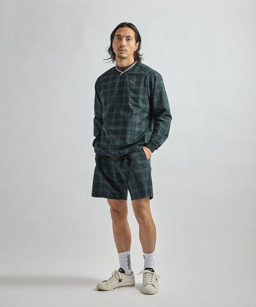 Saturdays Golf(サタデーズゴルフ)の「Seersucker Pullover(Tシャツ/カットソー・メンズ・ダークグリーン/ブラック・XL/M/L/S)」の10枚目の写真