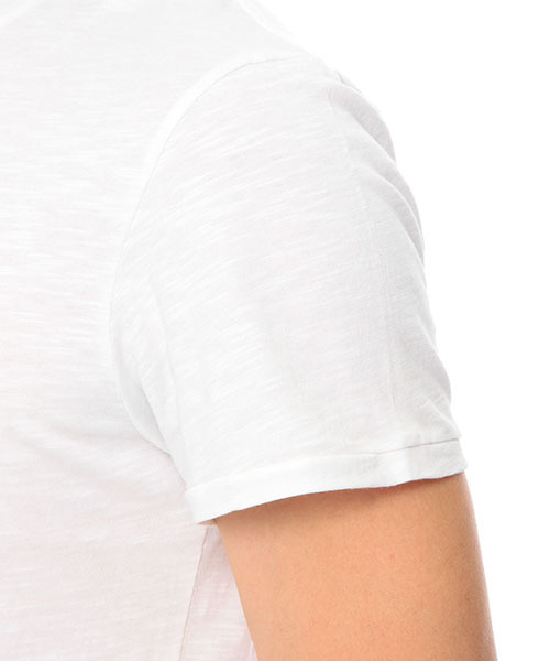 waimea(ワイメア)の「Waimea CLASSIC / ワッペン スラブVネックTシャツ(Tシャツ/カットソー・メンズ・ホワイト/ネイビー/ピンク・MEDIUM/LARGE/SMALL)」の10枚目の写真