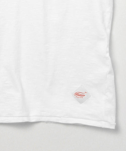 waimea(ワイメア)の「Waimea CLASSIC / ワッペン スラブVネックTシャツ(Tシャツ/カットソー・メンズ・ホワイト/ネイビー/ピンク・MEDIUM/LARGE/SMALL)」の15枚目の写真