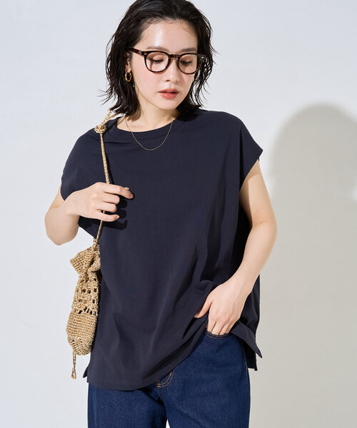 セール】限定展開 フレンチ スリーブ トップス（Tシャツ/カットソー