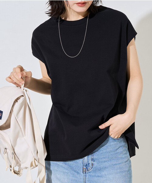 セール】限定展開 フレンチ スリーブ トップス（Tシャツ/カットソー