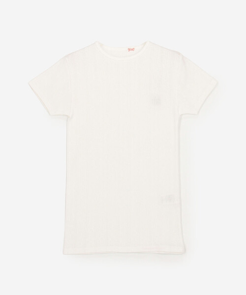 YOUNG&OLSEN The DRYGOODS STORE（ヤングアンドオルセン）の「YOUNG & OLSEN The DRYGOODS STORE | コットン 半袖Tシャツ WOMEN（Tシャツ/カットソー・レディース・ブラック/ホワイト・2）」の3枚目の写真