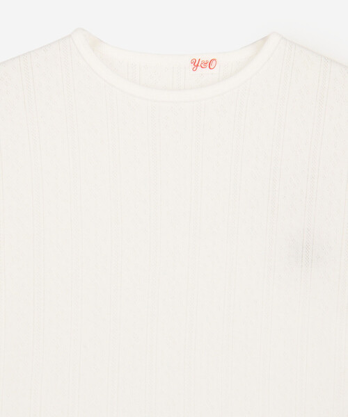 YOUNG&OLSEN The DRYGOODS STORE（ヤングアンドオルセン）の「YOUNG & OLSEN The DRYGOODS STORE | コットン 半袖Tシャツ WOMEN（Tシャツ/カットソー・レディース・ブラック/ホワイト・2）」の5枚目の写真