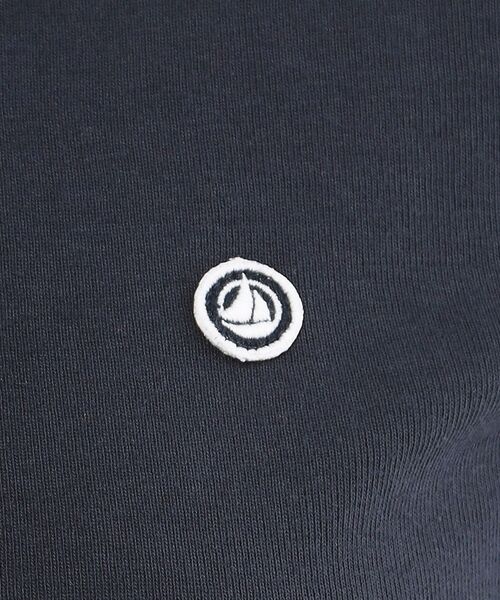 OPAQUE.CLIP（オペークドットクリップ）の「【PETIT BATERU／プチバトー】ボートネック半袖Tシャツ（Tシャツ/カットソー・レディース・ネイビー/ホワイト・02/01）」の10枚目の写真