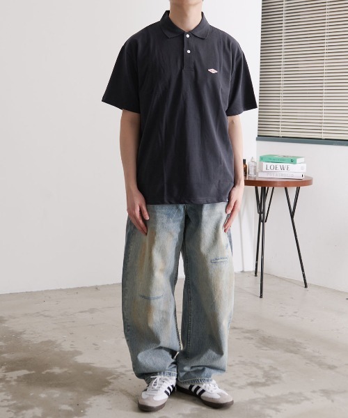 BALL(ボール)の「『BALL/ボール』TC鹿の子ワッペン付きポロシャツ(シャツ/ブラウス・メンズ・ネイビー/チャコール/ブラック/ホワイト・L/LL/M)」の16枚目の写真