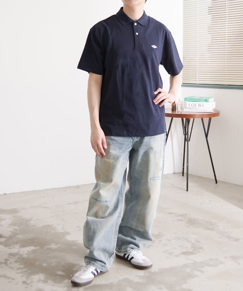 BALL(ボール)の「『BALL/ボール』TC鹿の子ワッペン付きポロシャツ(シャツ/ブラウス・メンズ・ネイビー/チャコール/ブラック/ホワイト・L/LL/M)」の19枚目の写真