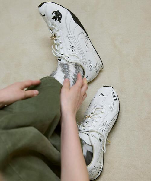 MASU（エムエーエスユー）の「PUMA×MASU/プーマ×エムエーエスユー/H-STREET BOYS NOTE（スニーカー・メンズ・ホワイト・25.5/25/24.5/24/23.5/23/29/28.5/28/27/26.5/26/27.5cm）」の5枚目の写真