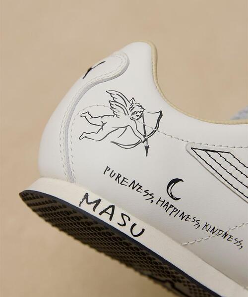 MASU（エムエーエスユー）の「PUMA×MASU/プーマ×エムエーエスユー/H-STREET BOYS NOTE（スニーカー・メンズ・ホワイト・25.5/25/24.5/24/23.5/23/29/28.5/28/27/26.5/26/27.5cm）」の14枚目の写真