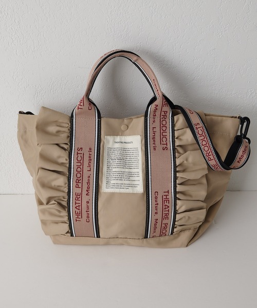 THEATRE PRODUCTS(シアタープロダクツ)の「【THEATRE PRODUCTS】THAMES 2WAY TOTE L(トートバッグ・レディース・ベージュ/ブラック・FREE)」の11枚目の写真