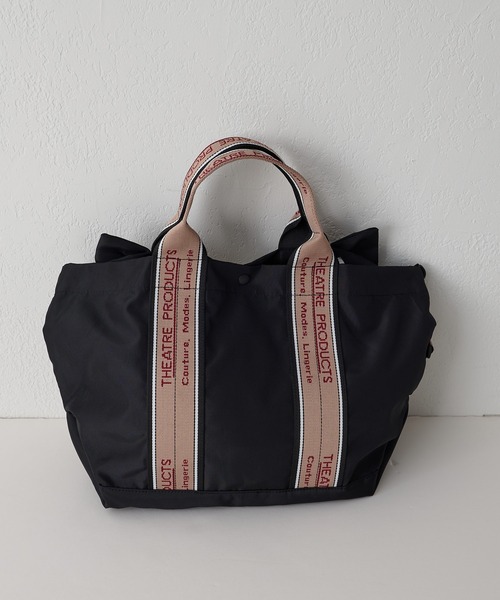 THEATRE PRODUCTS(シアタープロダクツ)の「【THEATRE PRODUCTS】THAMES 2WAY TOTE L(トートバッグ・レディース・ベージュ/ブラック・FREE)」の6枚目の写真