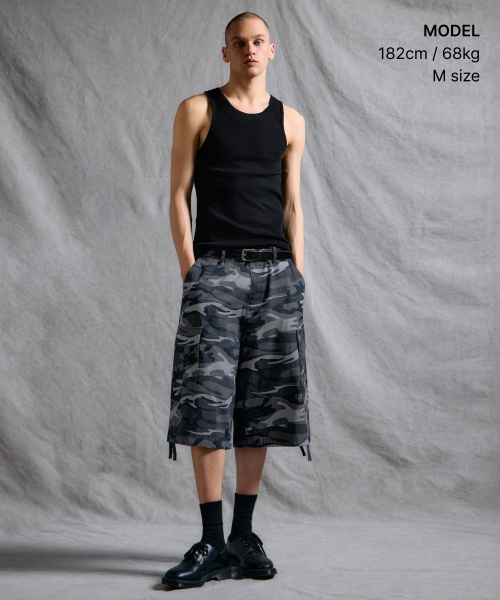 MUSINSA STANDARD（ムシンサスタンダード）の「クラシックタンクトップ[ブラック]（Tシャツ/カットソー・メンズ・その他・SMALL/MEDIUM/LARGE/X-LARGE/2XL/3XL）」の2枚目の写真
