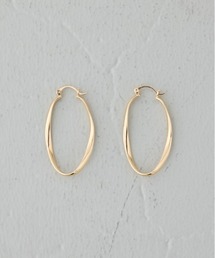 AZUL by moussy | オーバルフープピアス(ピアス(両耳用))