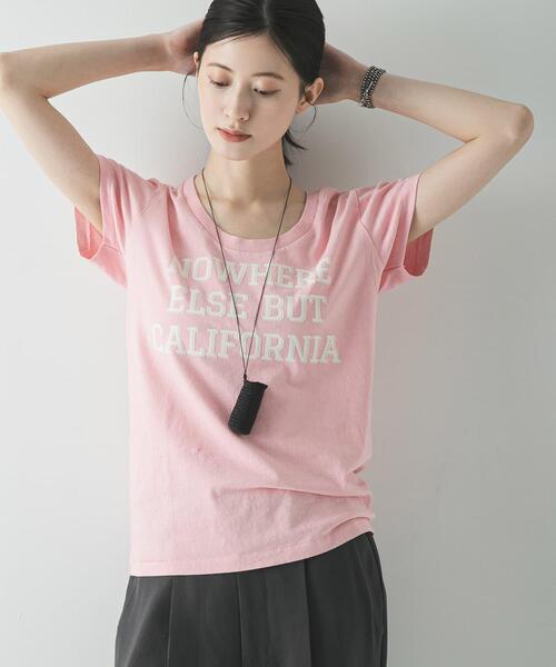 MIXTA（ミクスタ）の「『別注』Mixta×URBAN RESEARCH　NOWHERE（Tシャツ/カットソー・レディース・ピンク/ライトグレー/スミクロ・MEDIUM）」の12枚目の写真