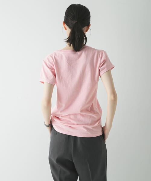 MIXTA（ミクスタ）の「『別注』Mixta×URBAN RESEARCH　NOWHERE（Tシャツ/カットソー・レディース・ピンク/ライトグレー/スミクロ・MEDIUM）」の14枚目の写真