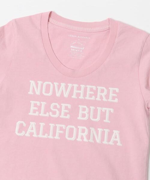 MIXTA（ミクスタ）の「『別注』Mixta×URBAN RESEARCH　NOWHERE（Tシャツ/カットソー・レディース・ピンク/ライトグレー/スミクロ・MEDIUM）」の17枚目の写真
