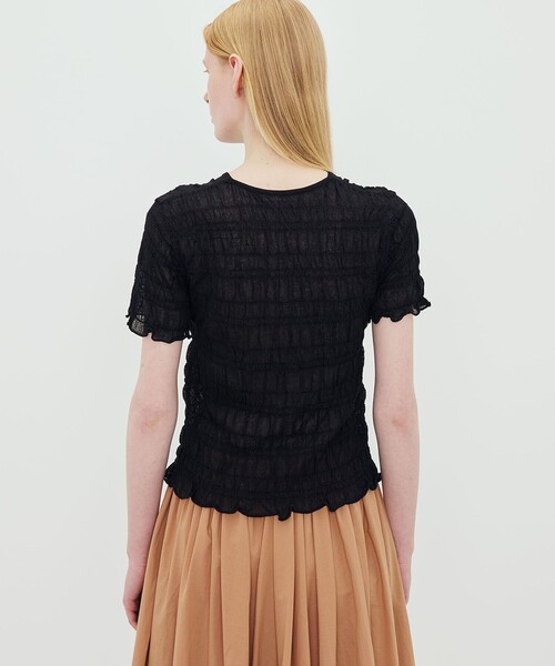 BY MALENE BIRGER(バイマレーネビルガー)の「BY MALENE BIRGER ELLA クルーネックニット(ニット/セーター・レディース・ライトブルー/ブラック・S)」の6枚目の写真