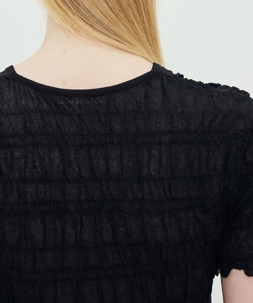 BY MALENE BIRGER(バイマレーネビルガー)の「BY MALENE BIRGER ELLA クルーネックニット(ニット/セーター・レディース・ライトブルー/ブラック・S)」の8枚目の写真