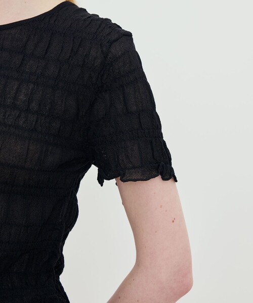 BY MALENE BIRGER(バイマレーネビルガー)の「BY MALENE BIRGER ELLA クルーネックニット(ニット/セーター・レディース・ライトブルー/ブラック・S)」の9枚目の写真