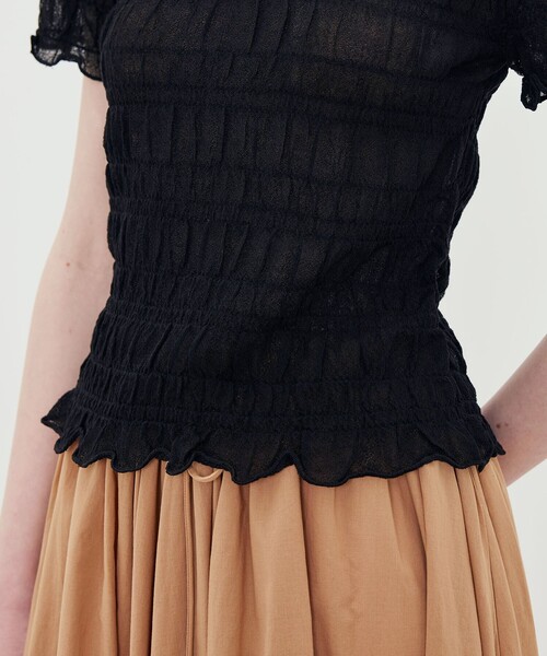 BY MALENE BIRGER(バイマレーネビルガー)の「BY MALENE BIRGER ELLA クルーネックニット(ニット/セーター・レディース・ライトブルー/ブラック・S)」の10枚目の写真