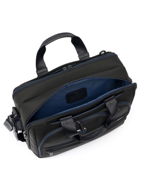 TUMI(トゥミ)の「TUMI ALPHA (アルファ) スリーウェイ・ブリーフ(A4/PC15インチまで対応)(ビジネスバッグ・メンズ・ブラック×ブルー・FREE)」の6枚目の写真