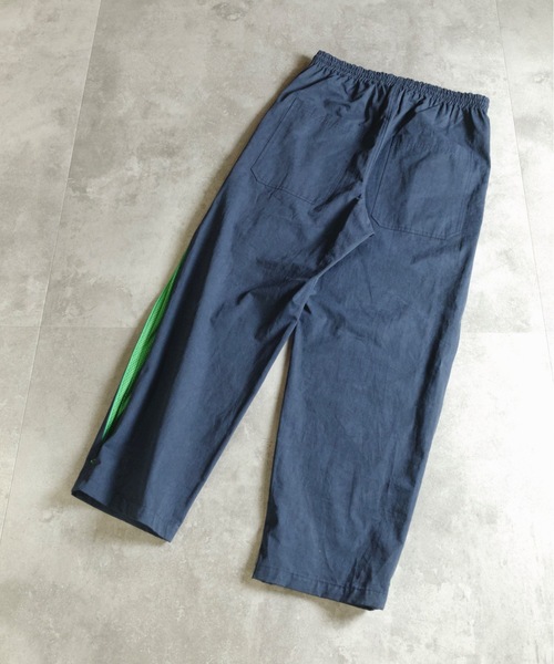 MMMM(エムエムエムエム)の「MMMM/ サイドベンチレーションパンツ(チノパンツ・メンズ・オリーブ/ネイビー・LARGE/MEDIUM)」の4枚目の写真