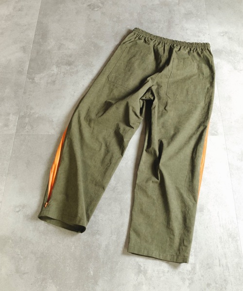 MMMM(エムエムエムエム)の「MMMM/ サイドベンチレーションパンツ(チノパンツ・メンズ・オリーブ/ネイビー・LARGE/MEDIUM)」の8枚目の写真