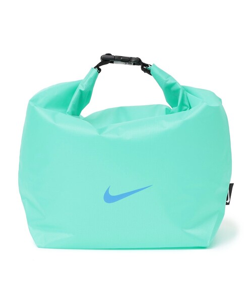 NIKE(ナイキ)の「NIKE SWIM: ウォータープルーフ バッグ(トートバッグ・メンズ・ライトグリーン/ブラック/ブルー・ONE SIZE)」の2枚目の写真