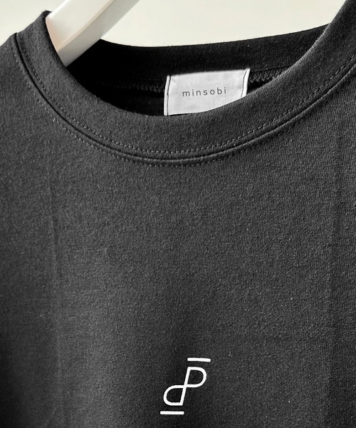 minsobi(ミンソビ)の「PUBLIC PLACE ロゴ パネル切替 ビッグシルエット半袖Tシャツ ユニセックス(Tシャツ/カットソー・メンズ・ブラック・FREE)」の14枚目の写真