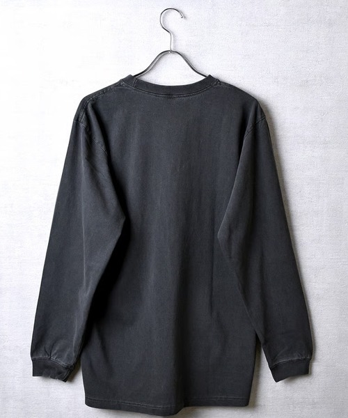 WBSB（ダブルビーエスビー）の「WBSB/ダブルビーエスビー DOUCHE L/S TEE-vintage プリントTシャツ 長袖 ひび割れプリント メンズ レディース ユニセックス 秋 秋服 2026年秋冬（Tシャツ/カットソー・メンズ・ホワイト/ライトブルー/ブラック・M/L/XL）」の8枚目の写真