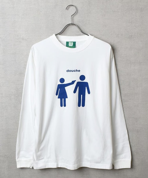WBSB（ダブルビーエスビー）の「WBSB/ダブルビーエスビー DOUCHE L/S TEE-vintage プリントTシャツ 長袖 ひび割れプリント メンズ レディース ユニセックス 秋 秋服 2026年秋冬（Tシャツ/カットソー・メンズ・ホワイト/ライトブルー/ブラック・M/L/XL）」の19枚目の写真