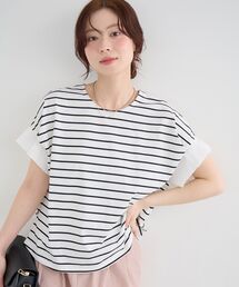 le.coeur blanc | ドライコットンタックスリーブプルオーバー(Tシャツ/カットソー)